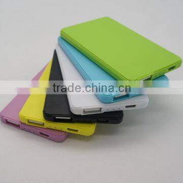 Ultra-thin credit card power bank with CE,ROHS for business promotional gift