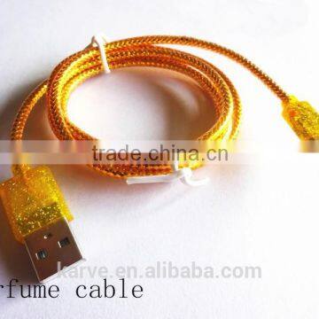 wholesale micro usb data cable colorful micro perfume cable