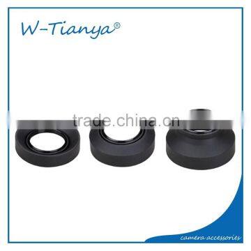 rubber lens hood/three function lens hood