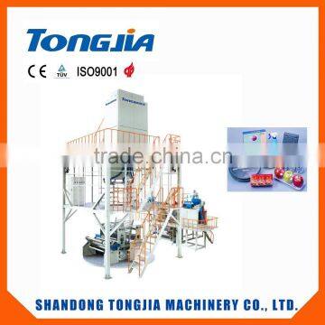 three layer blown film co-extrusion production lines