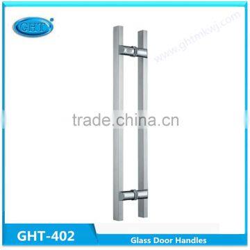 Round Pipe Shape Stainless Steel glass Door Handel GHT-402