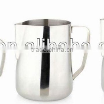 SUS304 food grade high quality metal stainless steel milk pot