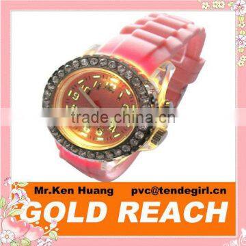 Fashion Light up Silicone Watches for Lady