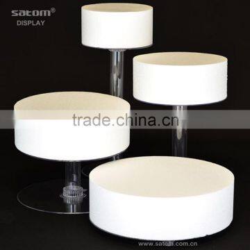 Customize Round Acrylic Cake Stands In Low Price From China                        
                                                Quality Choice