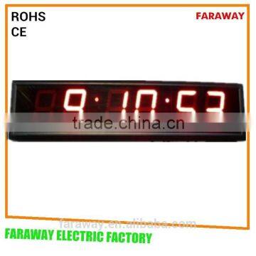 High quality 4" led synchronized digital clock,wall clock,marine clock, school clock