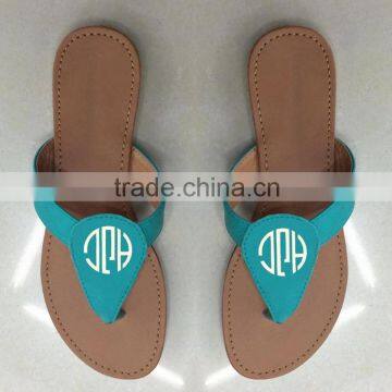 Monogrammed Sandals, Personalized Sandals, Summer Sandals,Brown Sandals