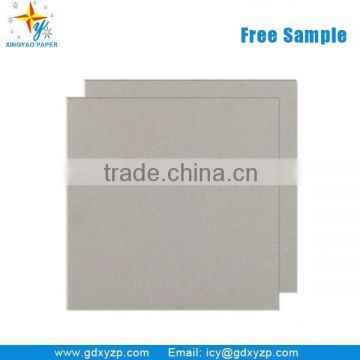 Grey Chip Board Cardboard Paper with 100% Recycled Paper FSC Certificate