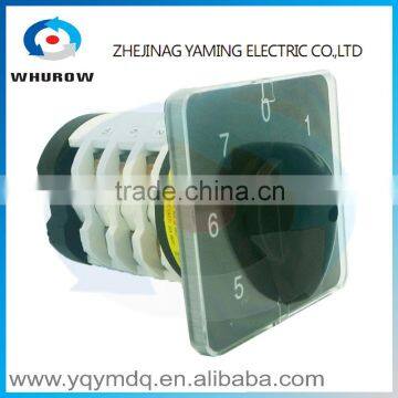 YMZ12-75/4-07Combination switches Changeover switch rotary switch 4 pole sliver contacts