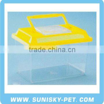 Practical Plastic Pet Case with Carrying Handle