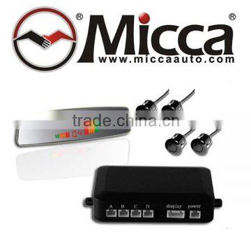 Radar Sensor Systems, backup aids, driving aids, parking sensor, sensor rear mirror with camera, car mirror camera