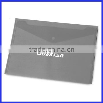 Clear Button envolope plastic file folder factory