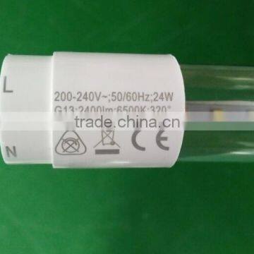 Full transparent glass cover high lumen Cheap T8 LED Tube lights 1500mm