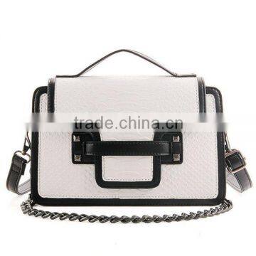 Python Patterned Leather Small Single Shoulder Bag Women Bags