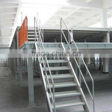 Mezzanine multi level steel floor platform system