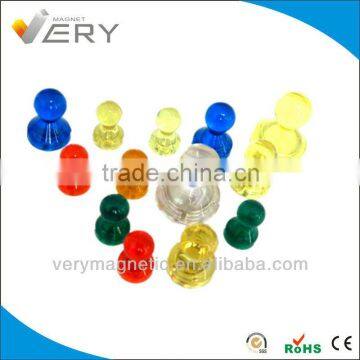 New Strong magnet material colorful transparent color whiteboard magnet