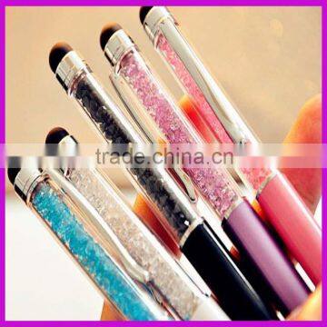 New design colorful your logo bling touch screen pen