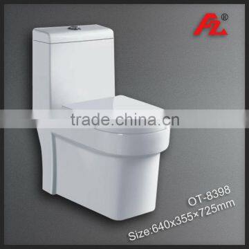 Sanitary Ware Ceramic Bathroom Double-hole Excess Eddy One piece Toilet