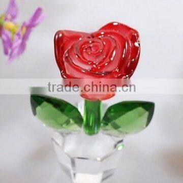 New gifts Artificial K9 romantic crystal flower