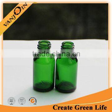 Green Liquid Dropper Glass Bottles