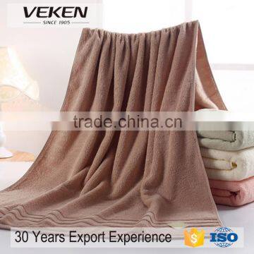 veken products popular in European and american markets plain bamboo bath sheet