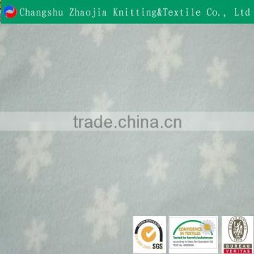 Zhaojia knitting 100 polyester printed polar fleece fabric