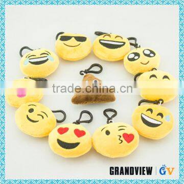 Wholesale Fashionable Whatsapp Plush Emoji Keychain Portable Mobile Phone Key Chain