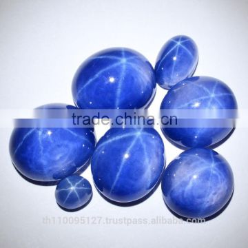 113.35 Ct Blue Star Sapphire 6 Rays Lab Created Stone