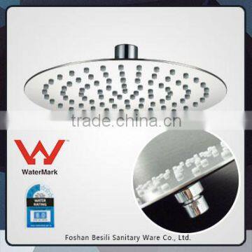 Rainfall shower head and arm Stainless steel WATERMARK