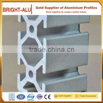 Milk white anodized aluminum extrusion fabricated aluminum t-slot shape profile