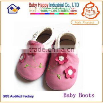 Summer comfortable soft sole girl leather baby shoes