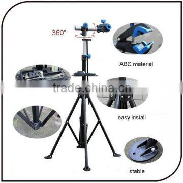 2015 hot sell bicycle steel telescopic arm cycle work stand aluminum foldable Mountain bike repair stand