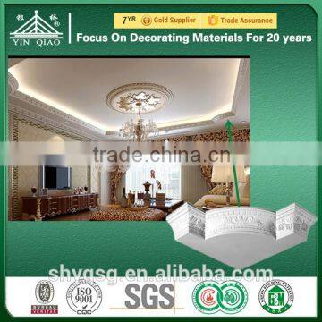 Green Building Material Durable Plaster Ceiling Cornice Corner