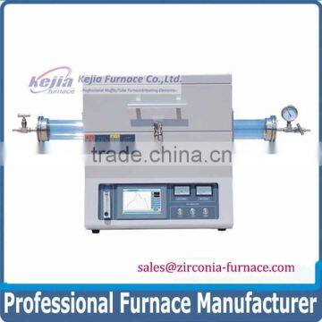 LCD touch screen pannel vacuum quartz tube furnace with high temperature