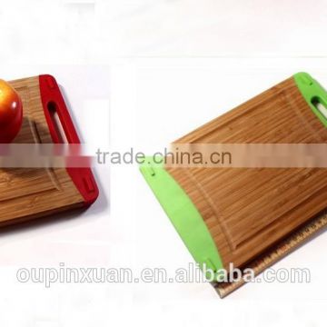 2015 Pure nature bamboo kitchen cutting board /salad board,sail-shaped chopping board