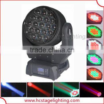 Good price 19*15w rgbw 4in1 beam moving head light with zoom