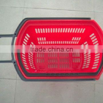 Plastic shopping storage basket in Taizhou