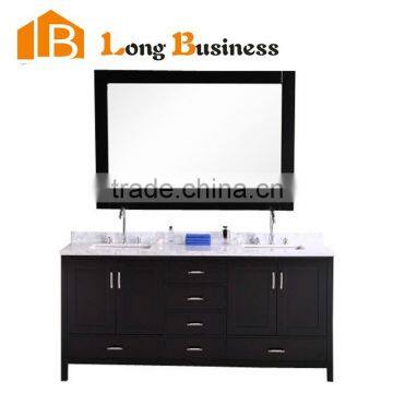 LB-JX2147 Double Sink 72" lacquer bathroom vanity design