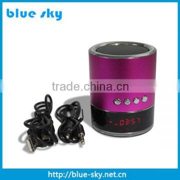 Wholesale Portable Crystal USB Mini Speaker With USB, FM, TF Card