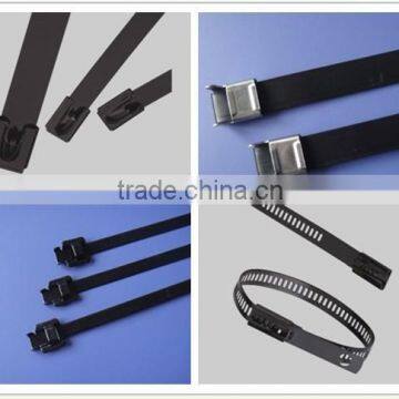 4.6*100 MM China 304/316 Stainless Steel PVC Coated Cable Ties