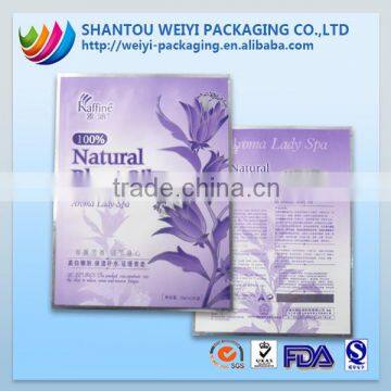 popular facial mask packing bags/plastic bag for facial mask