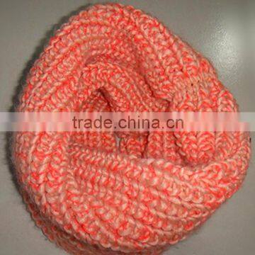 new design 100% acrylic fashion colorful neckerchief Knitted Scarf