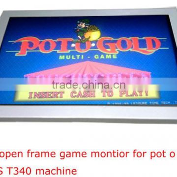 22"(16:9) 3M with bezel POG WMS touch lcd monitor gaming touch monitor POG/WMS/T340/FOX340 CGA DVI