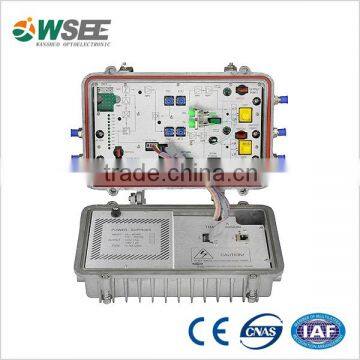 CATV low noise and high output power optical receiver/optic node