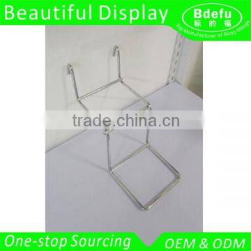 Chrome Plating Grid Wall Hanging Display Rack