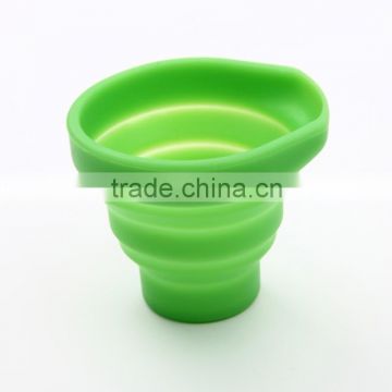 eco-friendly food grade collapsible silicon cup