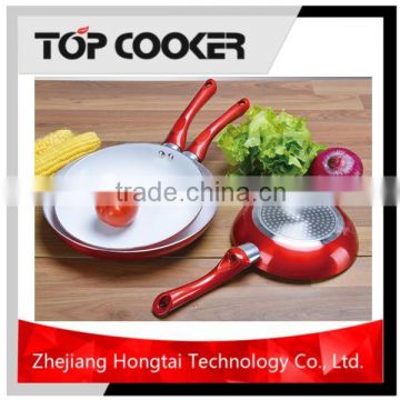 New Metallic Painting Aluminium Ceramic Frying Pan