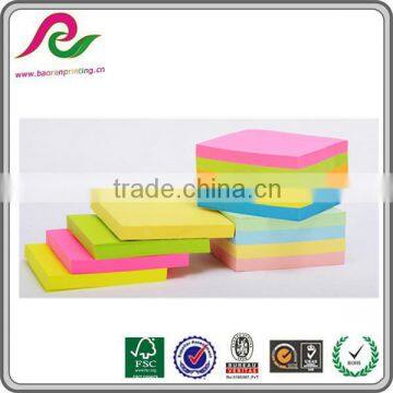 Self-Adhesive Feature and Memo Pads Style fancy sticky notes