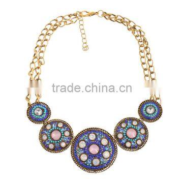 Fine jewelry mother daughter zinc alloy necklace