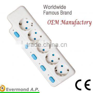 3-6 Ways 16A 220V-250V European Type Socket Outlet With USB photo-3