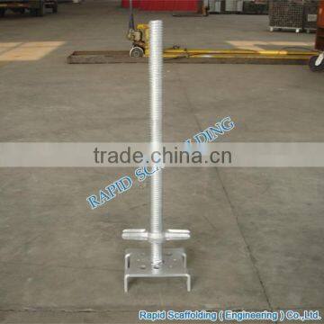 Types of Cuplock system scaffolding Swivel head jack with CE certification